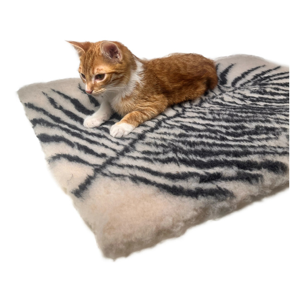 Zolux Dry bed posłanie izolujące dla psa wzór roślinny 50x70 cm kol. beż