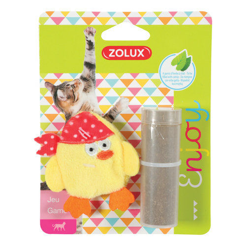ZOLUX Zabawka dla kota PIRAT kol. żółty 7 cm
