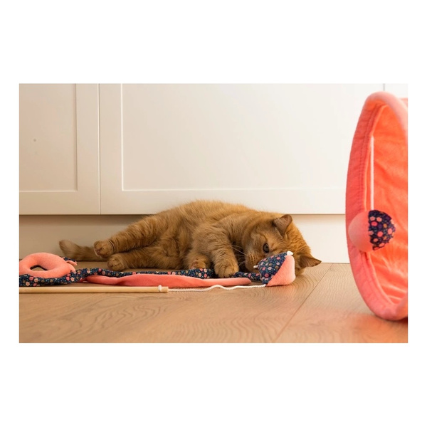 ZOLUX Zabawka dla kota wędka piramidka, kwiaty ETHICAT 40 cm