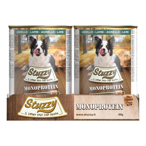 Stuzzy Monoprotein karma mokra dla psa świeża jagnięcina pasztet 400 g