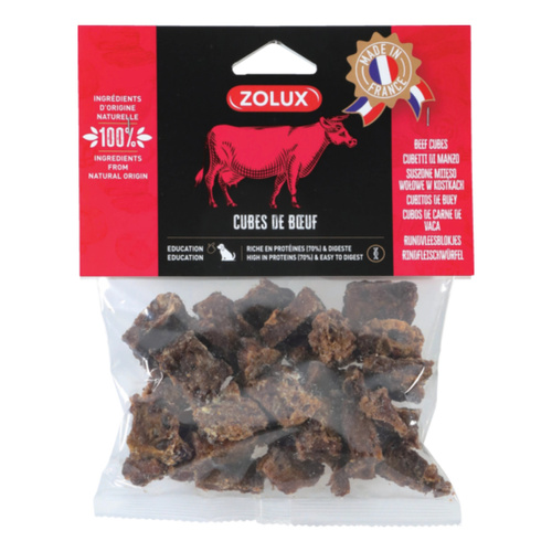 ZOLUX Przysmak naturalny dla psa Kostki wołowe duże 150 g