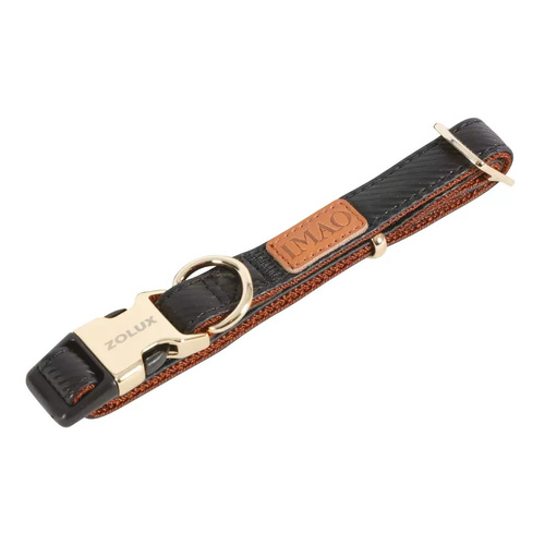 ZOLUX Obroża dla psa elegancka IMAO MAYFAIR 15 mm kol. czarny