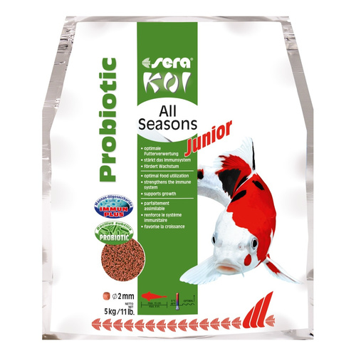 Sera Koi Junior All Seasons Probiotic 5 kg - pokarm specjalny