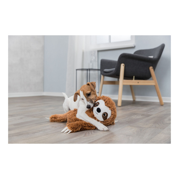 Trixie pluszowa zabawka d/psa LENIWIEC z dźwiękiem 56cm