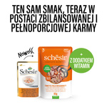 Schesir C&B karma mokra dla kotów tuńczyk z kurczakiem i krewetkami w galarecie 85 g