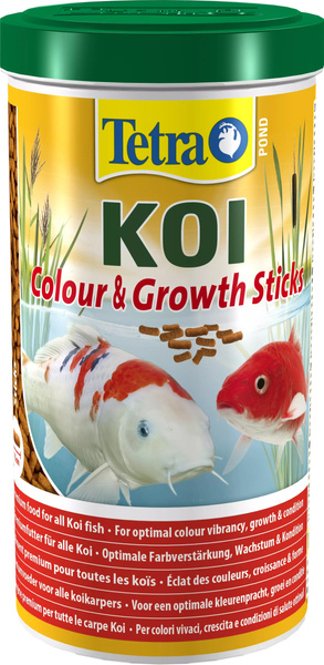 TETRA Pond KOI ColourandGrowth Sticks 1 L Pokarm dla karpii KOI w oczku wodnym