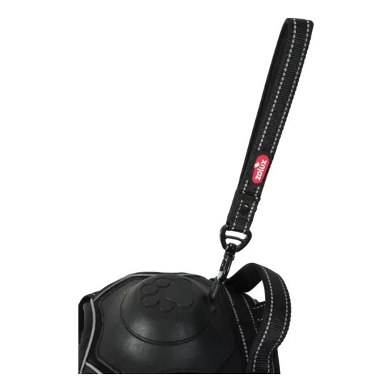 ZOLUX Szelki dla psa ze smyczą automatyczną Easyride S czarne