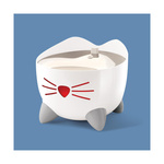 CatIt Pixi Smart Fountain, fontanna dla kota, z miską ze stali nierdzewnej, 2l,  21x21x19 cm