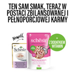 Schesir C&B karma mokra dla kotów tuńczyk z kurczakiem i szynką w galarecie 85 g