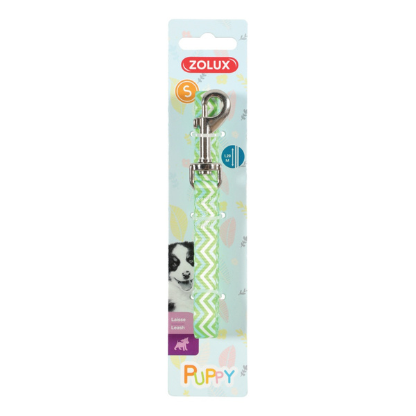 Zolux Smycz dla szczeniąt Puppy PIXIE 13 mm/1,20 m kol. zielony
