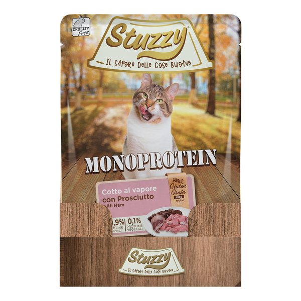 Stuzzy Monoprotein karma mokra dla kota świeża szynka 85 g