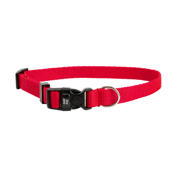 Barry King Classic obroża dla psa, czerwona, L-XL, 25mm/40-65cm