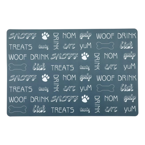 ZOLUX Podkładka pod miski dla psa czysta podłoga wzór napisy M 45x30 cm