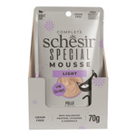Schesir Special Mousse Light karma mokra dla kota kurczak i indyk z dynią 70 g