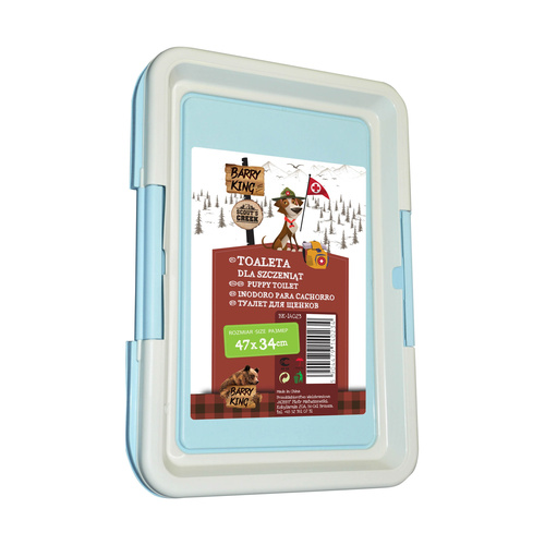 Barry King Toaleta dla szczeniąt, 47x34 cm, niebieska