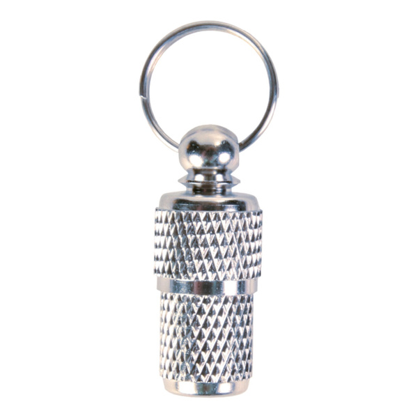 Trixie ADRESÓWKA METALOWA srebrna ZAKRĘCANA