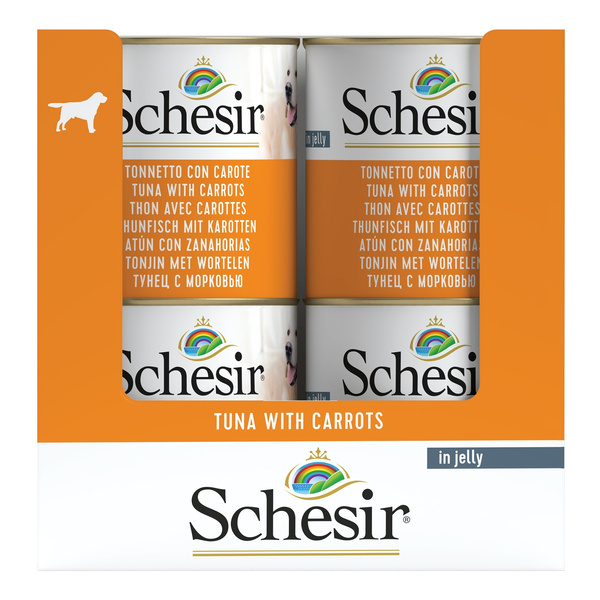 Schesir Complements karma mokra dla psa tuńczyk z marchewką w galarecie 285 g