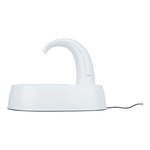 Trixie Curved Stream, poidło automatyczne, dla kota, białe, plastik, 2,5 l/25 × 24,5 × 35 cm