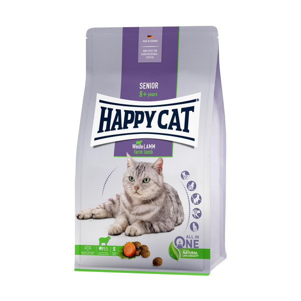 Happy Cat Senior sucha karma Jagnięcina dla kota 4kg