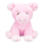 Trixie Be Eco Świnka Edison pluszowa zabawka dla psa 24cm z dźwiękiem