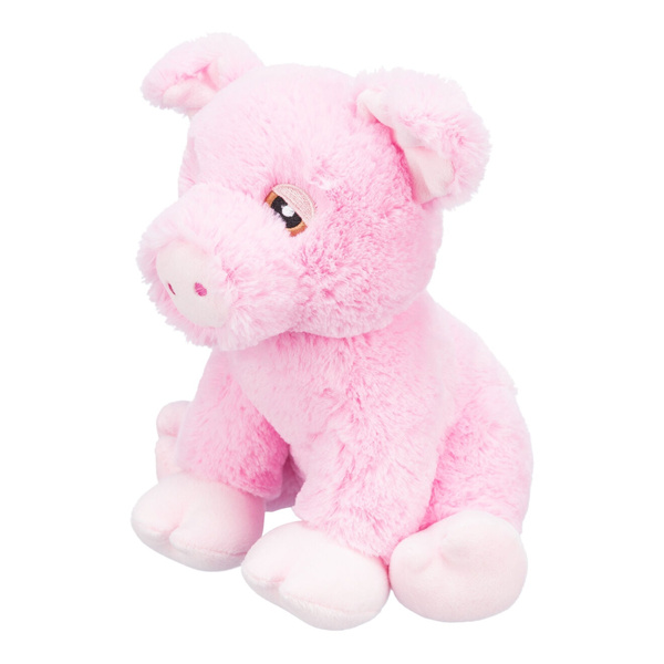 Trixie Be Eco Świnka Edison pluszowa zabawka dla psa 24cm z dźwiękiem