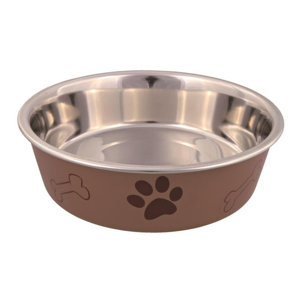 Trixie MISKA METALOWA Z PLASTIKOWĄ POWŁOKĄ, 0.75 l/o17 cm