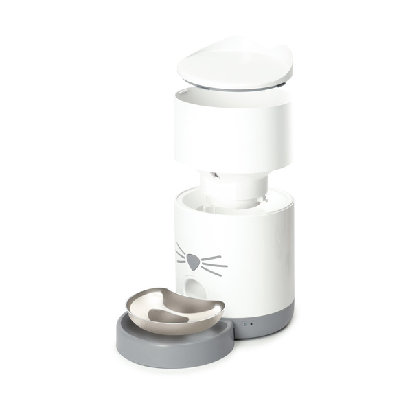 CatIt Pixi Smart Feeder, karmidło automatyczne dla kota, poj. 1,2kg, 21,5x21,5x36,8 cm