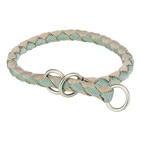 Trixie Cavo, obroża zaciskowa, dla psa, szałwiowy/piaskowy, XS-S: 25-31 cm/o 12 mm