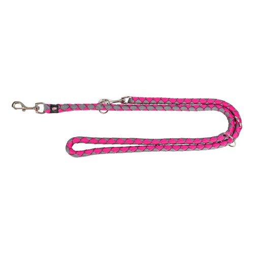 Trixie Smycz regulowana Cavo L-XL 2m/18mm fuksja-grafit