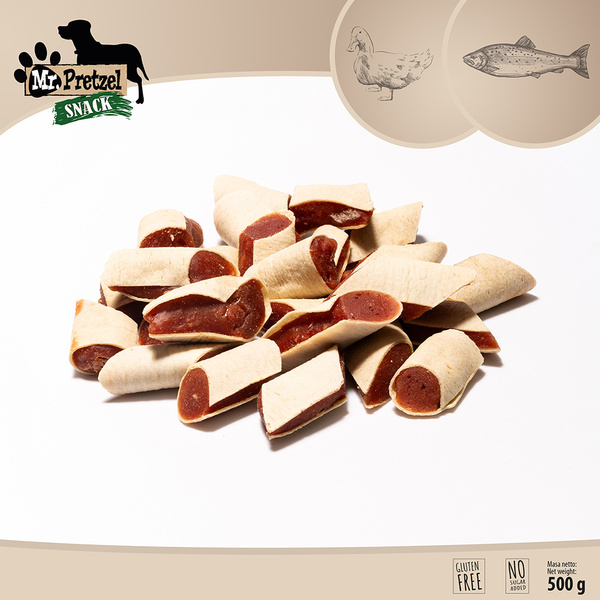 PRZYSMAK DLA PSA - Penne z kaczką Mr.Pretzel 500g ZDROWE PREMIUM