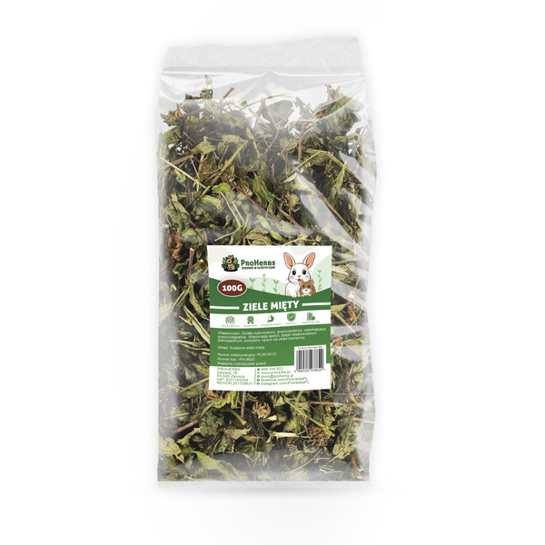 ProHerbs Ziele mięty 100g - trawienie, spokój i aromatyczne urozmaicenie!
