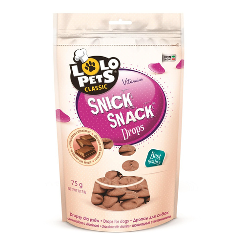 Dropsy Czekoladowe Z Witaminami Dla Psa 75G