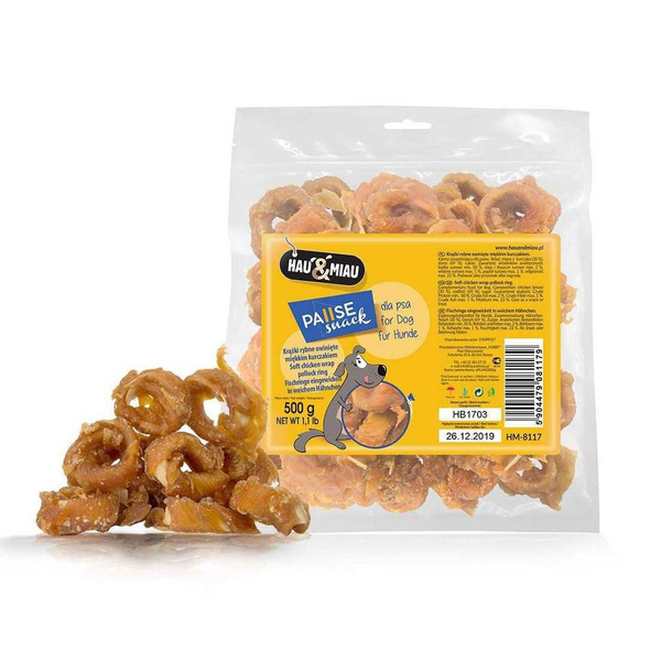 HM Krążki rybne DORSZ owinięte miękkim KURCZAKIEM 500g