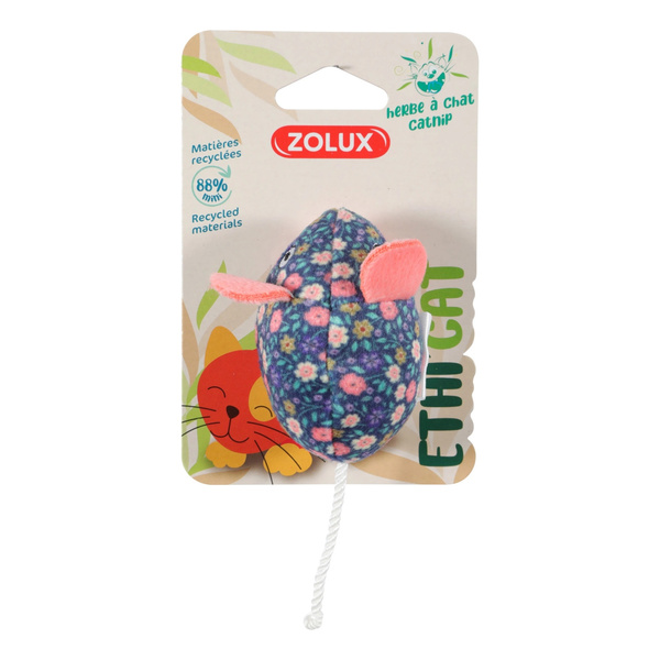 ZOLUX Zabawka dla kota mysz, kwiaty ETHICAT 4,5 cm