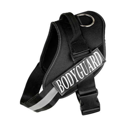 Barry King Szelki Bodyguard dla psa, czarny, L, 65-85 cm