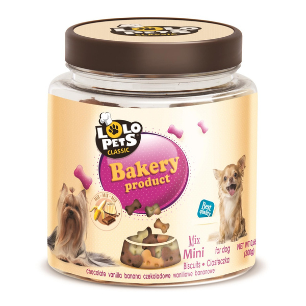Ciastka Dla Psa Kości Mini Mix W Słoikach 300G