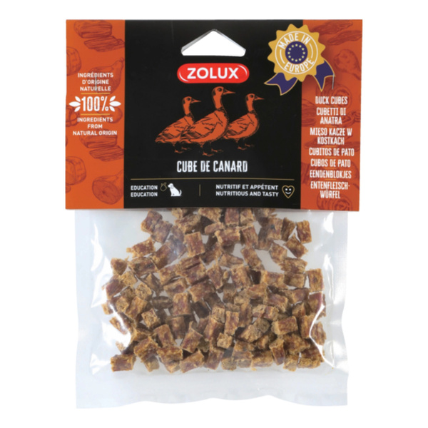 ZOLUX Przysmak naturalny dla psa Kostki z kaczki 100 g