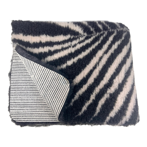 ZOLUX Dry bed posłanie izolujące dla psa wzór roślinny 75x95 cm kol. grafit