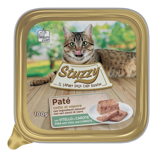 Stuzzy Pate karma mokra dla kota cielęcina z marchewką 100 g
