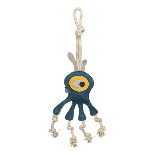 Trixie Pot na linie zabawka dla psa skóra/lina 47 cm