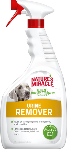 Natures Miracle URINE płyn do usuwania plam i zapachu moczu kot pies 946ml