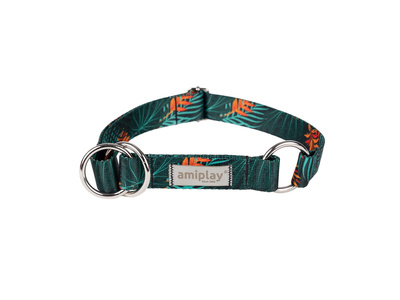 amiplay Obroża półzaciskowa BeHappy L 32-50cmx2,5cm Jungle