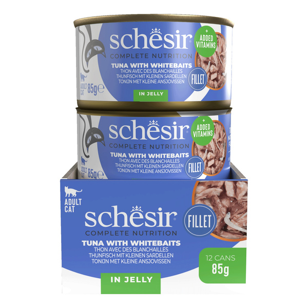 Schesir C&B karma mokra dla kotówturczyk ze szprotkami w galarecie 85 g
