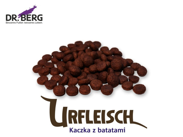 Dr.Berg Urfleisch - kaczka z batatami dla dorosłych psów 5kg