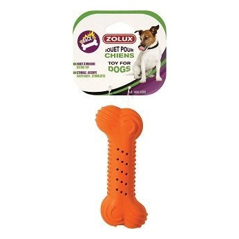 ZOLUX Zabawka kauczukowa dla psa, kość chrupiąca 14 cm różne kolory