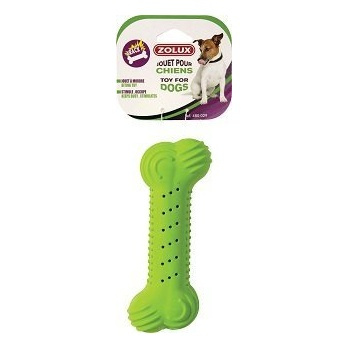 ZOLUX Zabawka kauczukowa dla psa, kość chrupiąca 17 cm różne kolory
