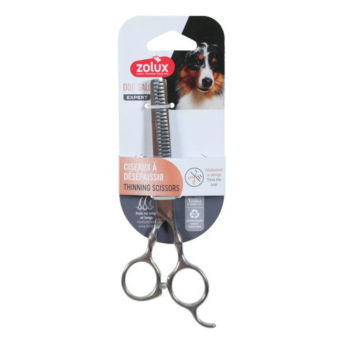 ZOLUX Nożyczki degażówki dla psa do przerzedzania sierści DOG SALON