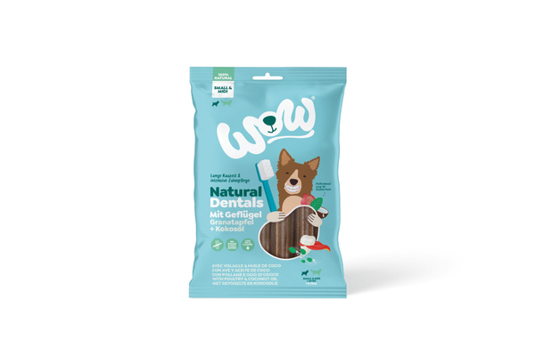 WOW Natural Dentals Midi - gryzaki dentystyczne dla psa (180g)