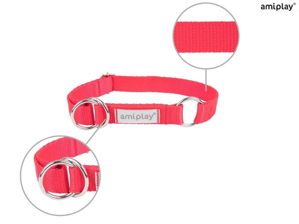 amiplay Obroża SAMBA półzaciskowa M 25-40x2cm