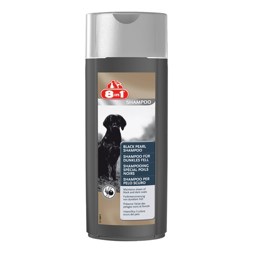 8in1 Szampon dla psów o ciemnym umaszczeniu Black Pearl 250 ml